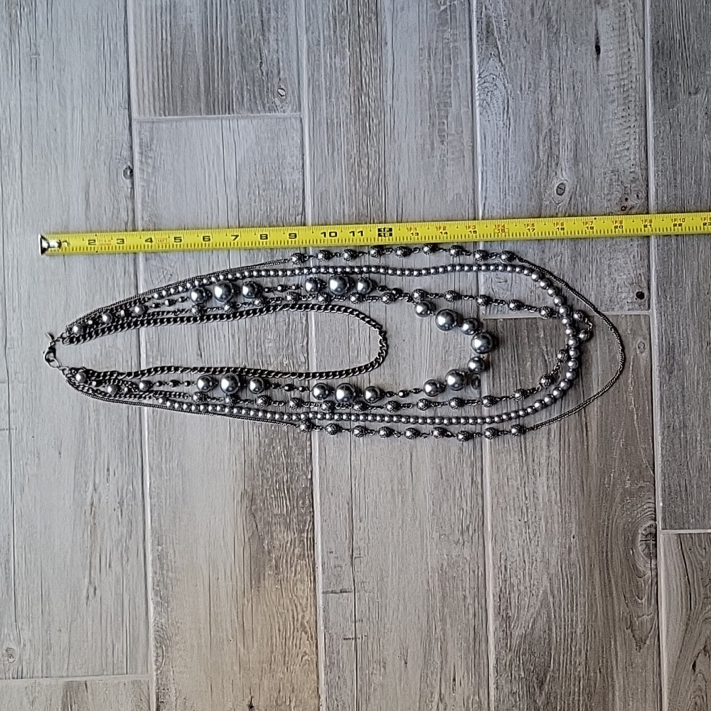 Express Layered Long Statement Necklace - image 7